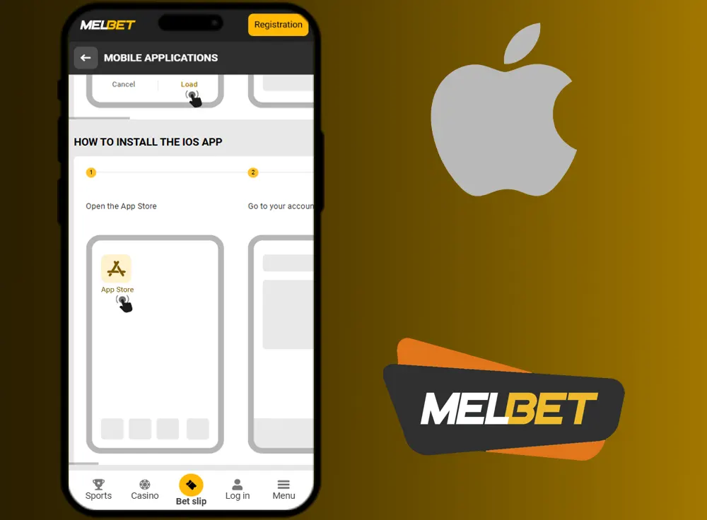 Melbet app pour iOS